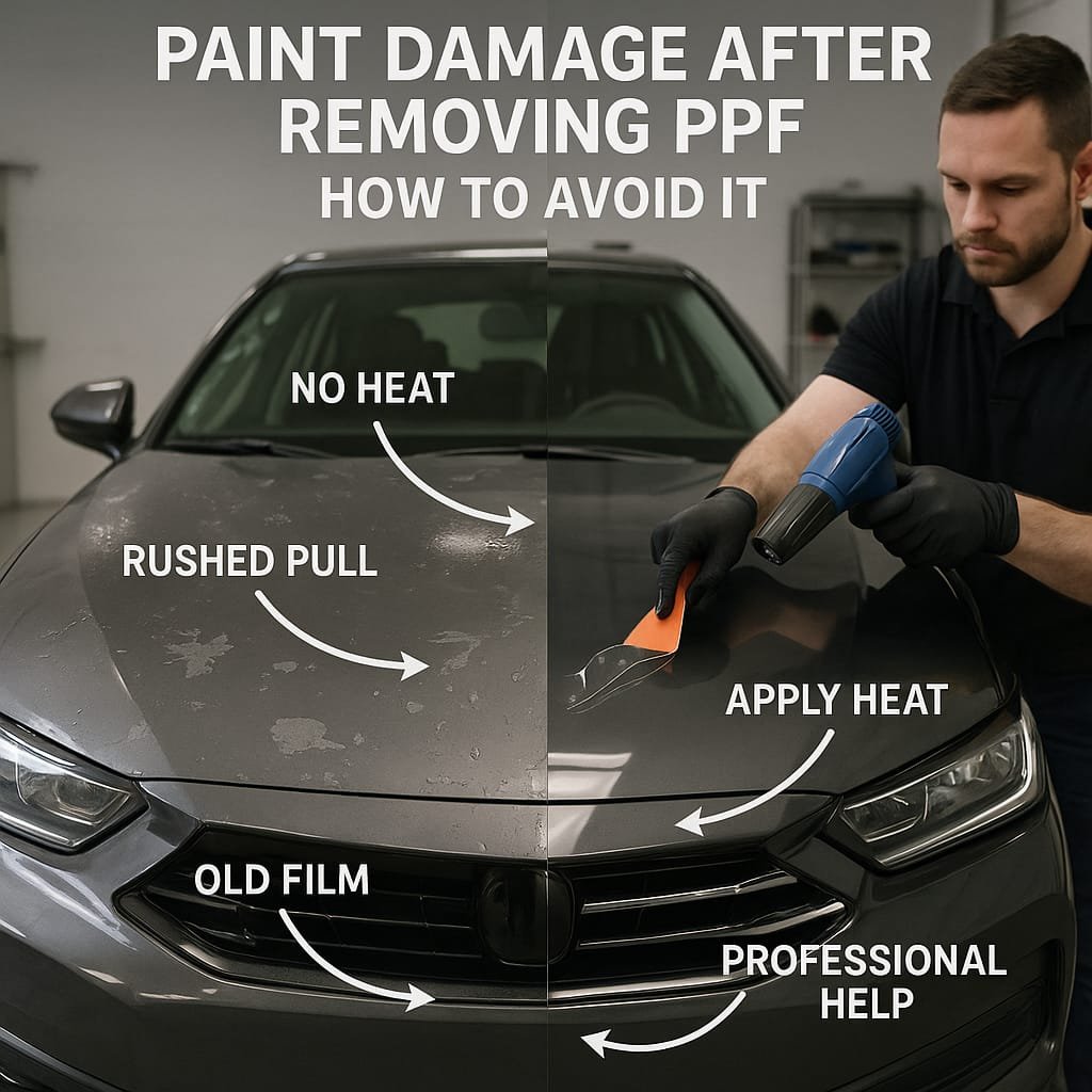 Paint Damage After Removing PPF. How to Avoid It
